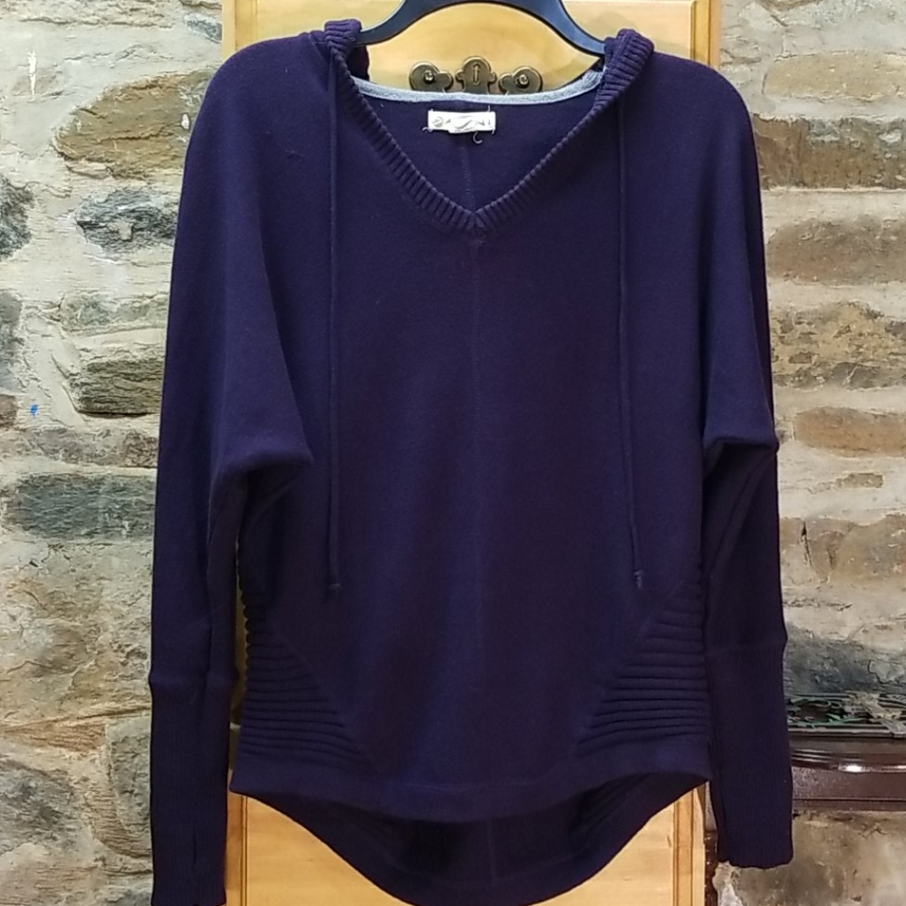 Dakini Purple Hooded Light Sweatshirt